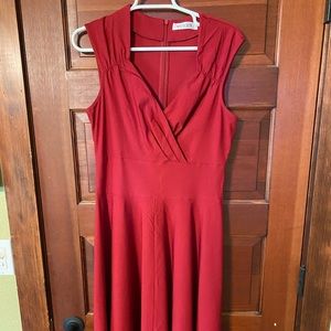 Retro Red Muxxn Tea Dress